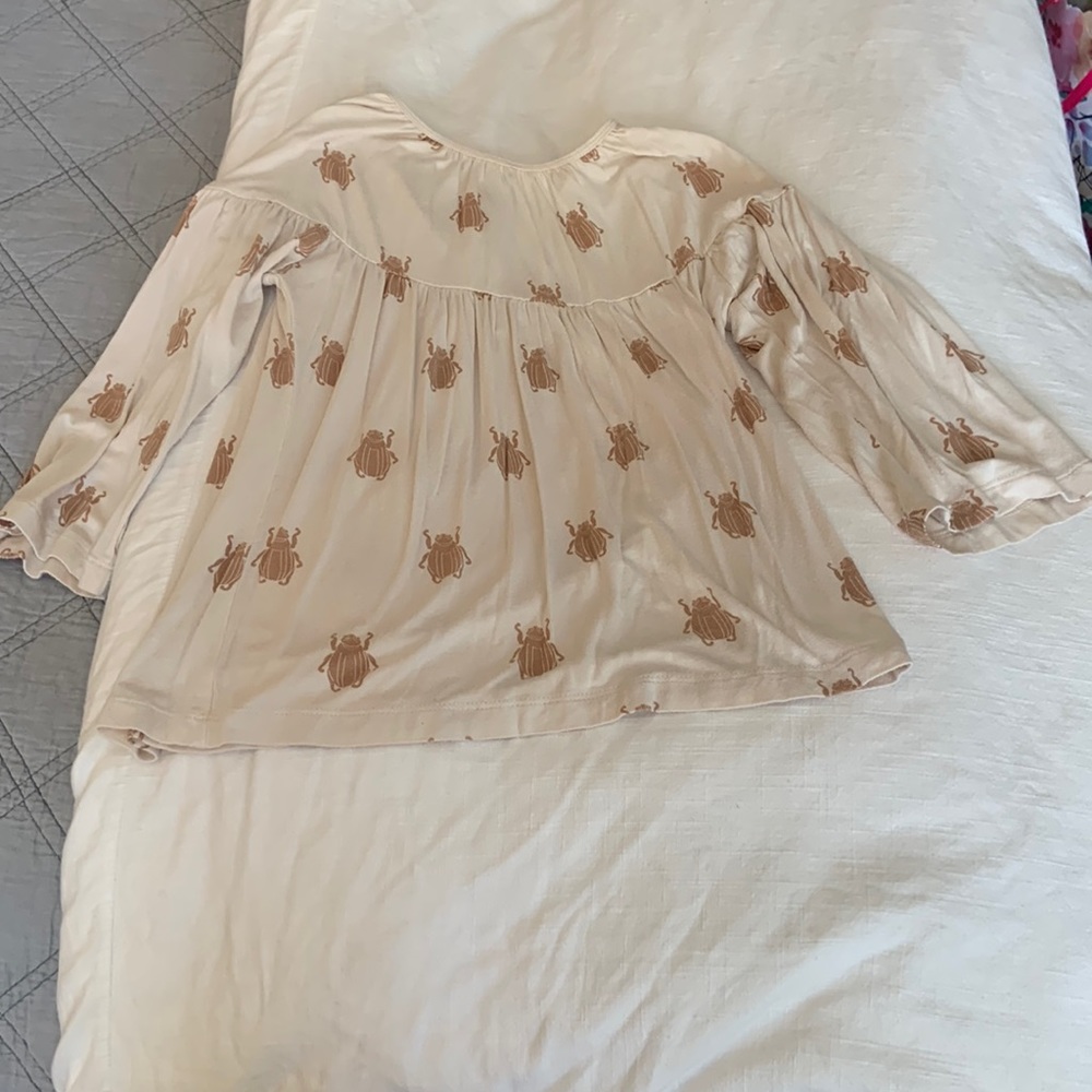 Kate Quinn Organics Beetle Swing Top - size 6T